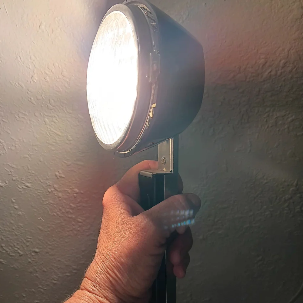Black and Silver Camera Flash